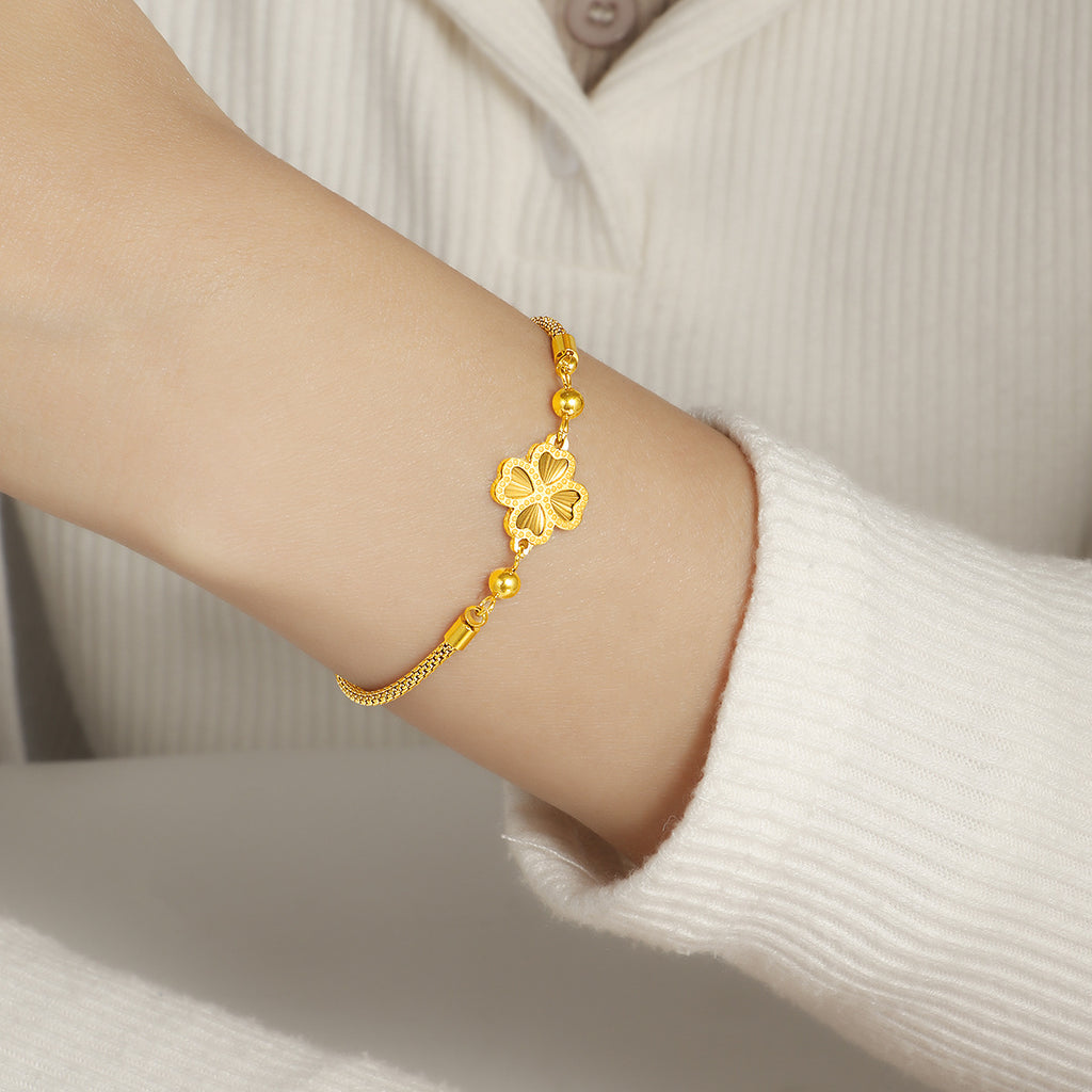 Damen filigranes Armband mit Blütenmotiv Shop Nory