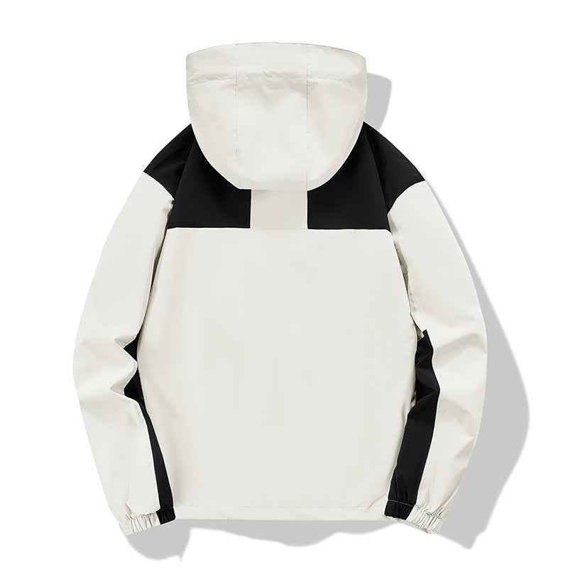 Herren wasserabweisende Softshell‑Jacke mit Kapuze, verstellbarem Saum und Multifunktionstaschen Shop Nory
