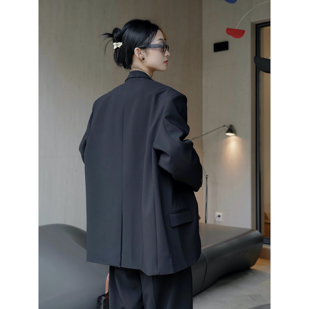 Damen Lockeres Tailoring-Sakko im Oversize-Cut mit fallender Schulter Shop Nory