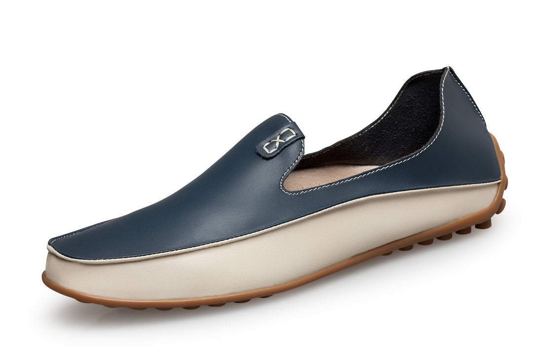 Damen eleganter Driving‑Mokassin mit weichem Lederlook, gepolstertem Komfortfußbett und profiliertem Noppenlaufsohle Shop Nory