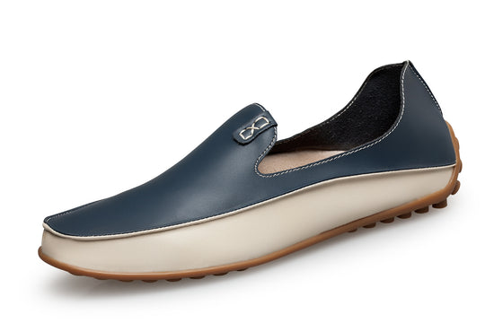 Damen eleganter Driving‑Mokassin mit weichem Lederlook, gepolstertem Komfortfußbett und profiliertem Noppenlaufsohle Shop Nory