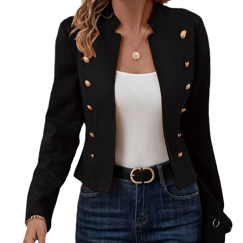 Damen Blazerjacke mit eleganten Knopfdetails und hochwertiger Verarbeitung