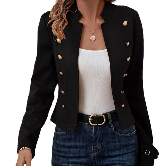 Damen Blazerjacke mit eleganten Knopfdetails und hochwertiger Verarbeitung