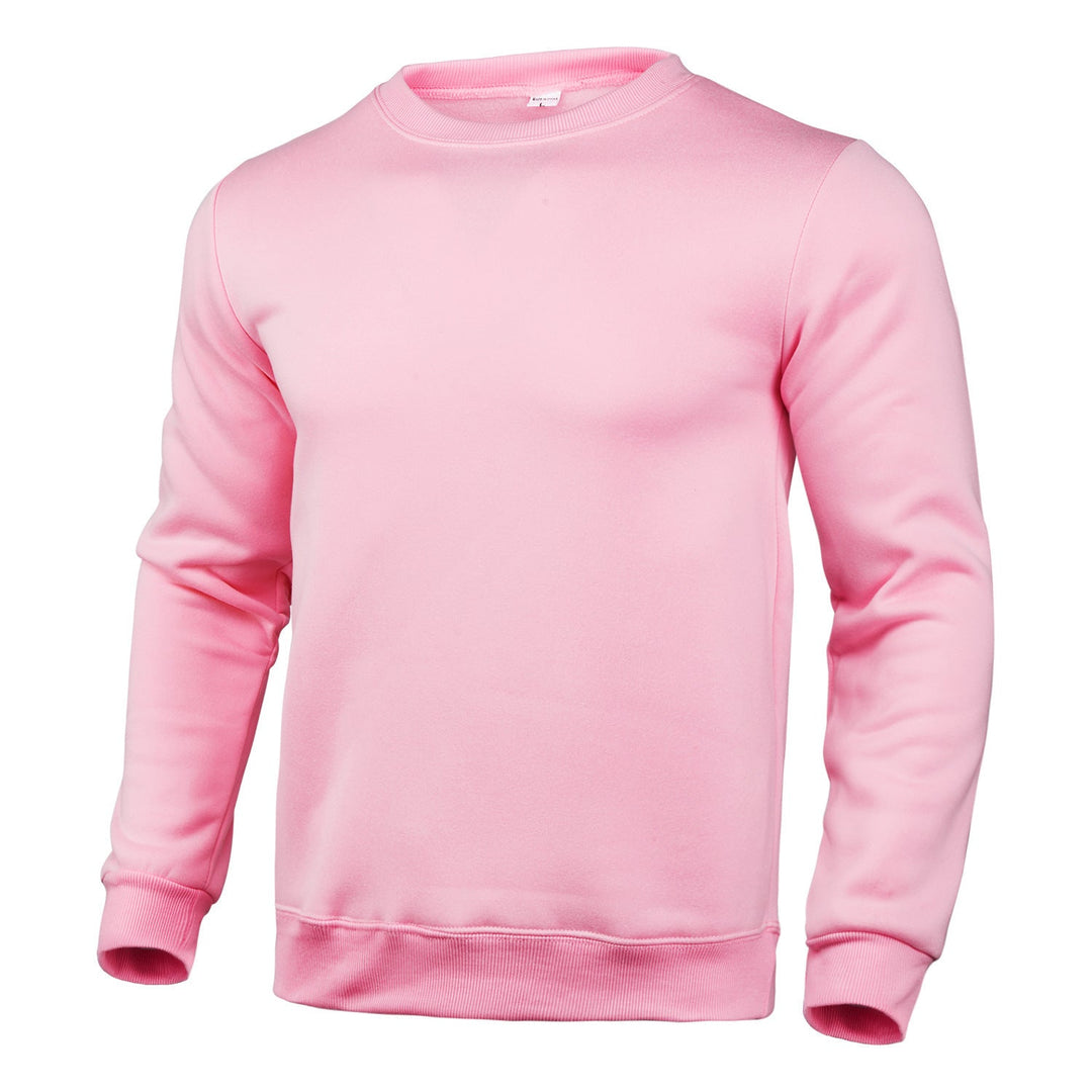 Herren Komfortabler Rundhals-Pullover aus hochwertigem Baumwollmix