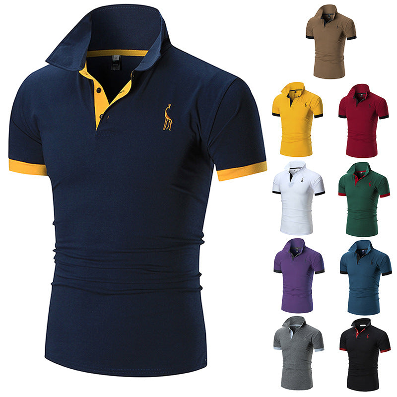 Herren Poloshirt mit modernem Kragen und figurbetonter Passform Shopnory