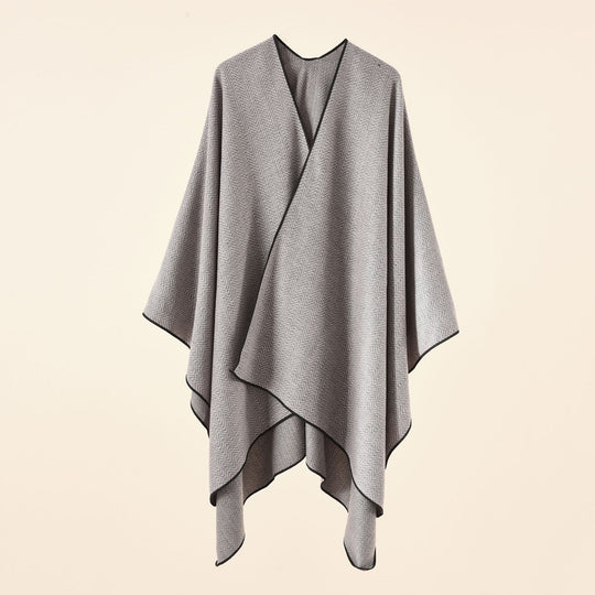 Damen Jacquard Poncho mit Paisley‑Muster Shop Nory