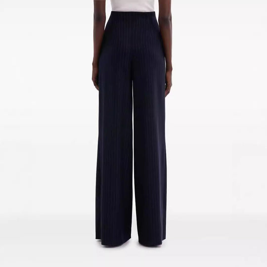 Damen Hochtaillierte Plissee‑Palazzohose mit weitem Bein Shop Nory