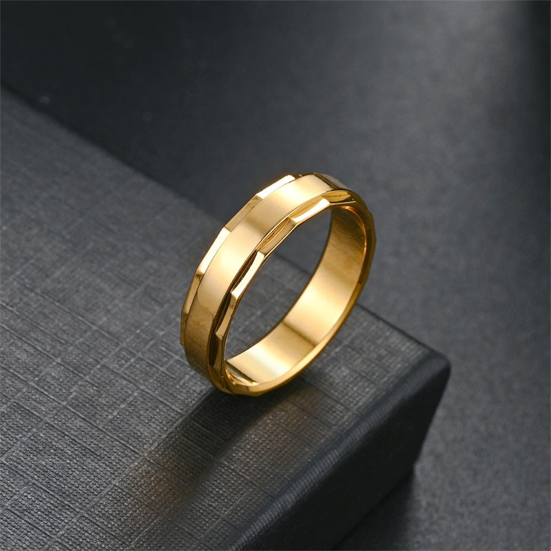 Herren Ring mit kunstvoller Linienstruktur Shop Nory