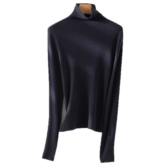 Damen Slim-Fit Feinstrick-Rollkragenpullover mit Stretch Shop Nory