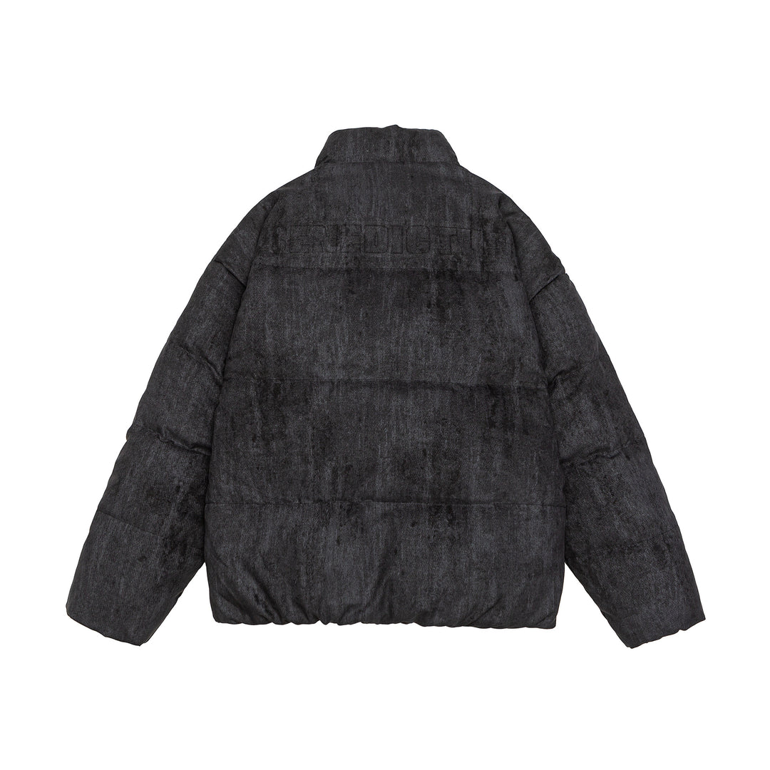 Herren Oversize gesteppte Thermo-Pufferjacke mit hohem Stehkragen Shop Nory