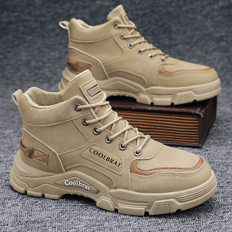Damen robuste Schnürstiefel mit gepolsterter Innensohle