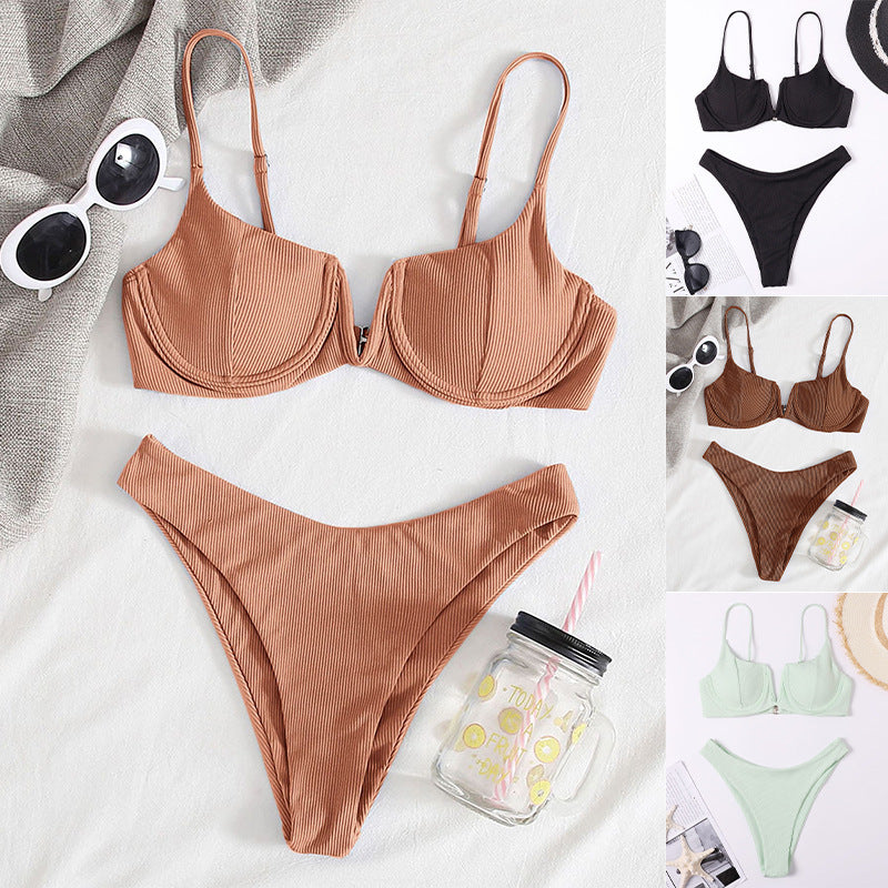 Damen Push-Up Bikini-Set mit verstellbaren Trägern