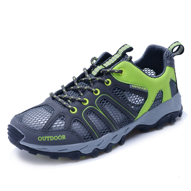 Damen Atmungsaktive Outdoor-Sneakers mit rutschfester Sohle und elastischem Mesh