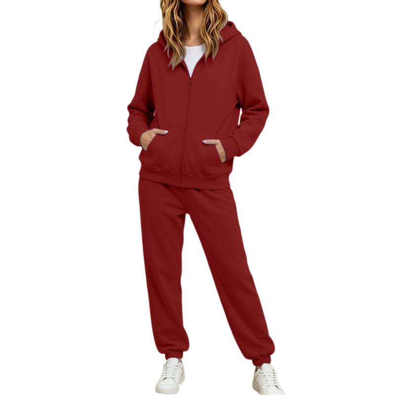 Damen Komfortabler Kapuzenpullover und Jogginghose Set Shop Nory