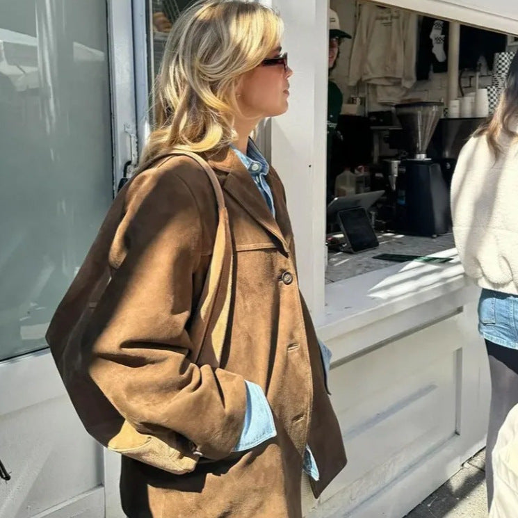 Damen Modische Sakko-Jacke