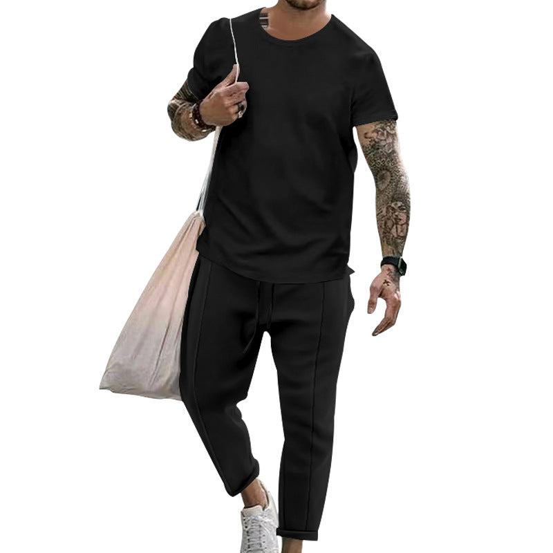 Herren sportliches Set aus hochwertiger Baumwolle mit funktionalem Design und atmungsaktiver Struktur Shopnory