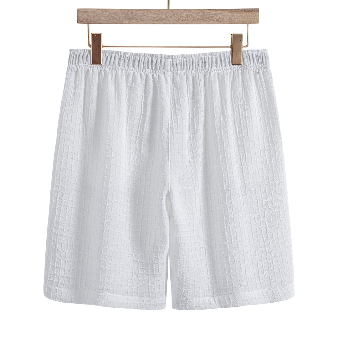 Damen Freizeitanzug mit kurzen Ärmeln und elastischen Shorts
