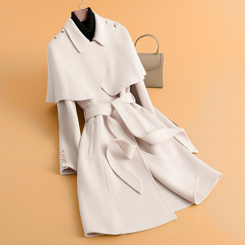 Damen Stylischer Cape-Mantel Shop Nory