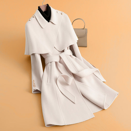 Damen Stylischer Cape-Mantel Shop Nory