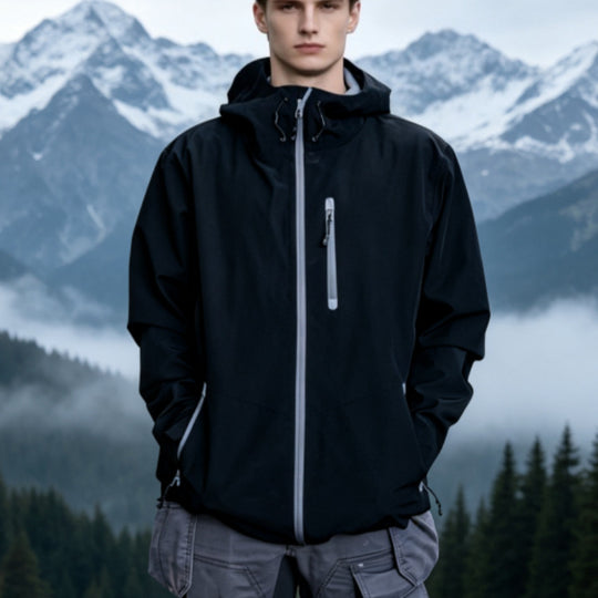 Herren Wetterfeste Multifunktionsjacke