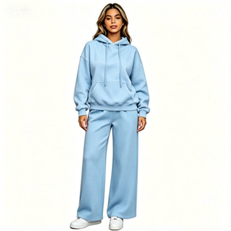 Damen Bequemer Oversized Hoodie mit weiten Jogginghosen Shop Nory