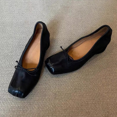 Damen Bequeme Ballerinas mit besonderem Zehendesign