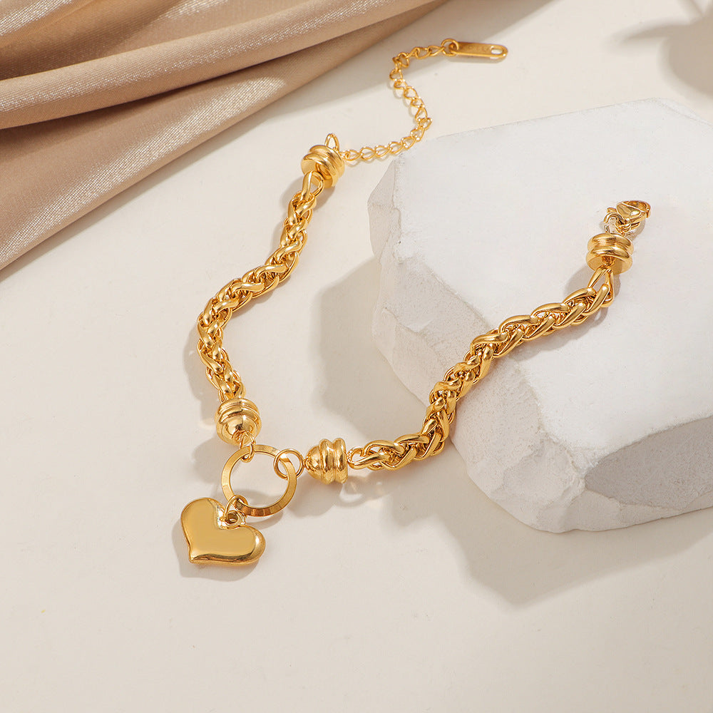 Frauen Romantisches Herz Charm Verstellbares Armband Shop Nory