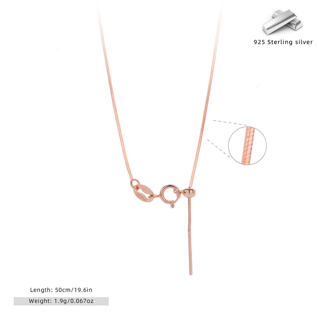Damen Halskette aus 925 Sterlingsilber mit Edelsteinanhänger Shop Nory