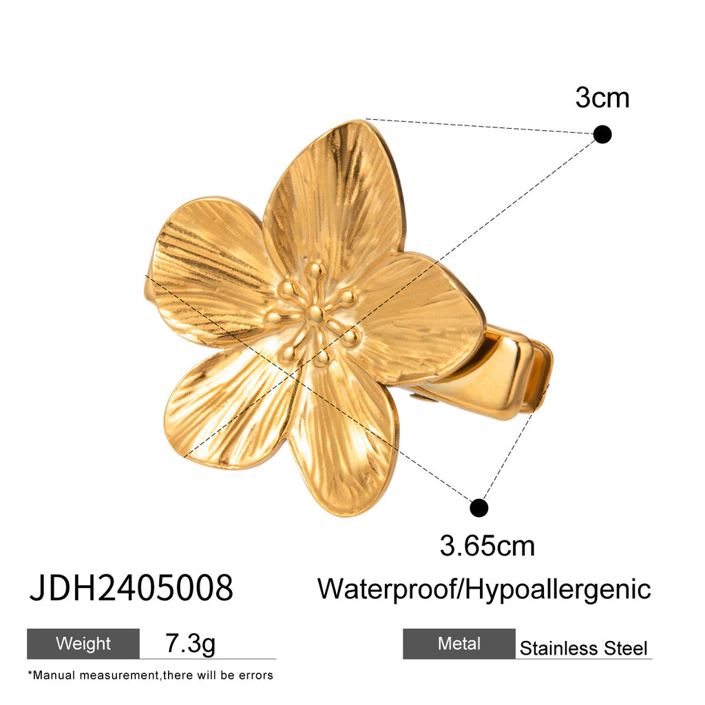 Damen Haarspange im eleganten Seestern-Design aus hypoallergenem Edelstahl Shop Nory