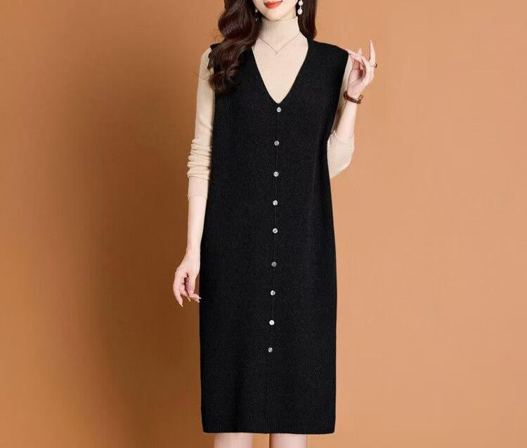 Damen Lange Strickweste Shop Nory