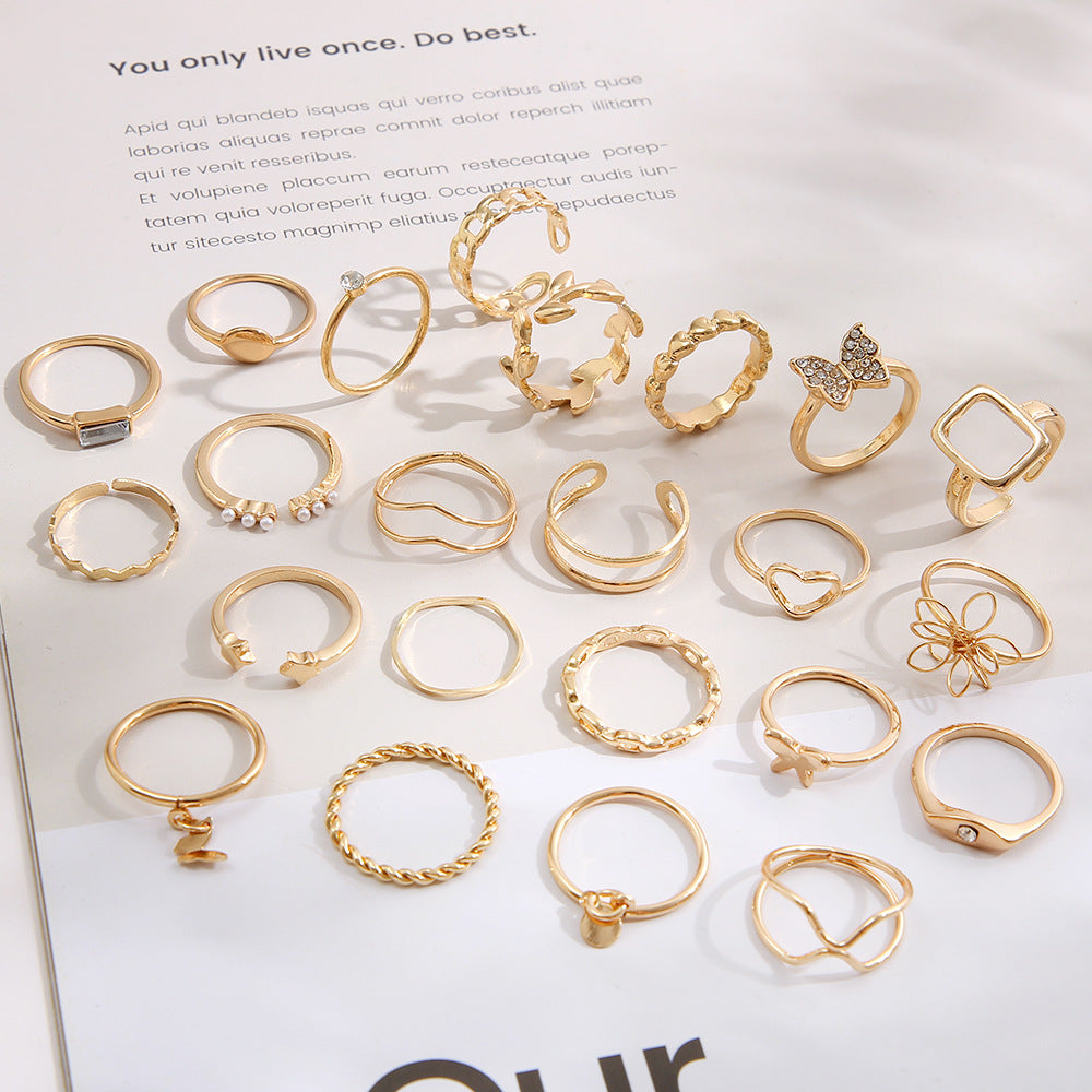 Damen modisches Ringset Shop Nory