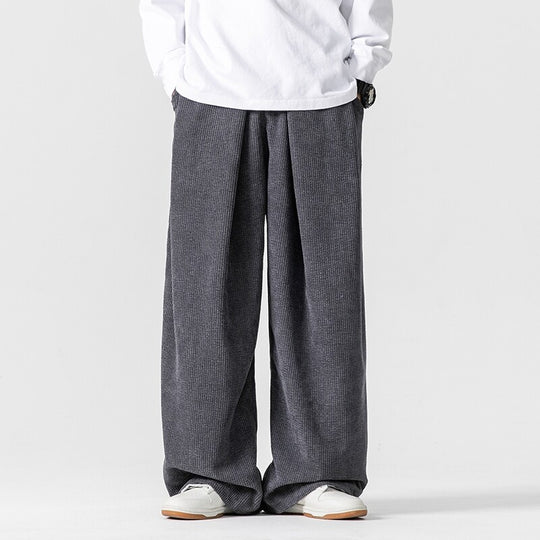 Herren Weite Cordhose mit Bundfalten und Relaxed-Silhouette Shop Nory