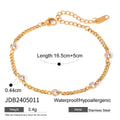 Damen Armband mit funkelnden Zirkonia-Elementen und wasserfester Edelstahlverarbeitung Shop Nory
