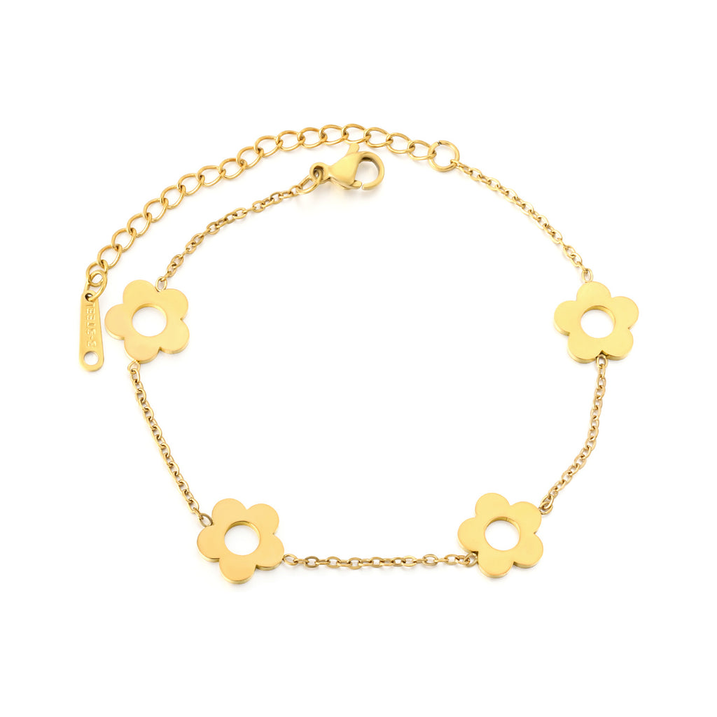 Damen Armband mit filigranen Blumenmotiven Shop Nory