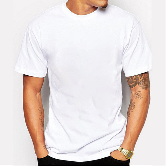 Herren Classic T-Shirt mit Rundhalsausschnitt aus hochwertiger Baumwolle