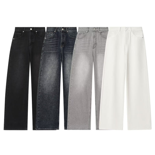 Damen Hochtaillierte Jeans mit weitem Bein und geradem Schnitt Shop Nory