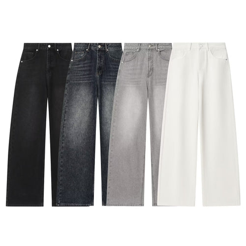 Damen Hochtaillierte Jeans mit weitem Bein und geradem Schnitt Shop Nory