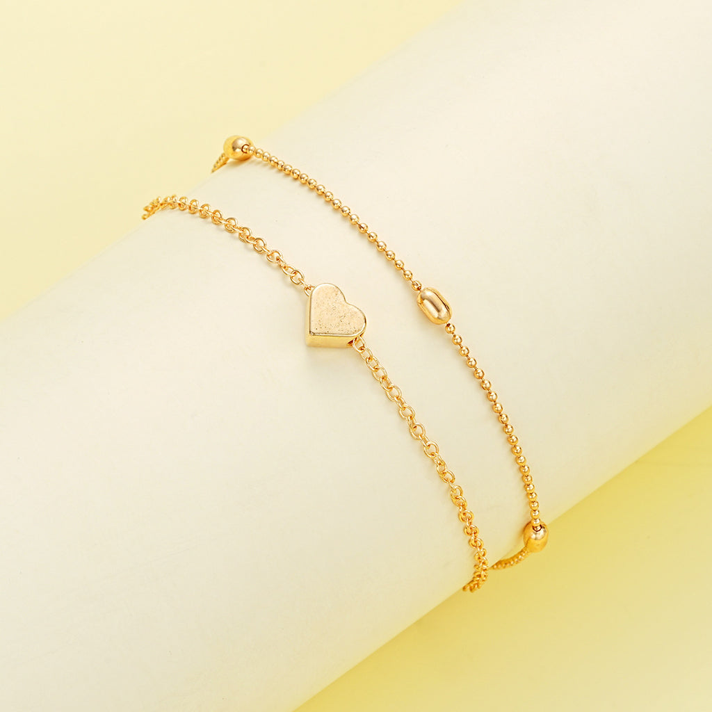 Damen Ketten- und Armband-Set aus hochwertigem Metall mit eleganten Details Shop Nory