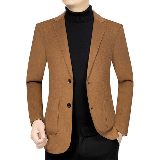 Herren Elegantes Slim-Fit Sakko aus Wolloptik mit aufgesetzten Außentaschen Shop Nory