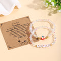 Damen Armband-Set mit liebevollen Lehrer-Motiven Shop Nory