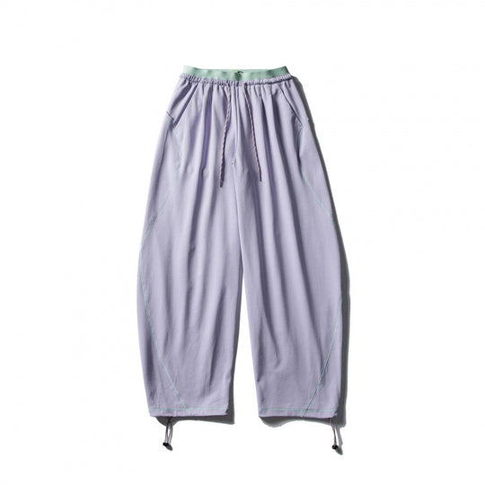 Unisex Weite Tech-Jogginghose mit Kordelzug, Kontrastnähten und verstellbarem Saum Shop Nory