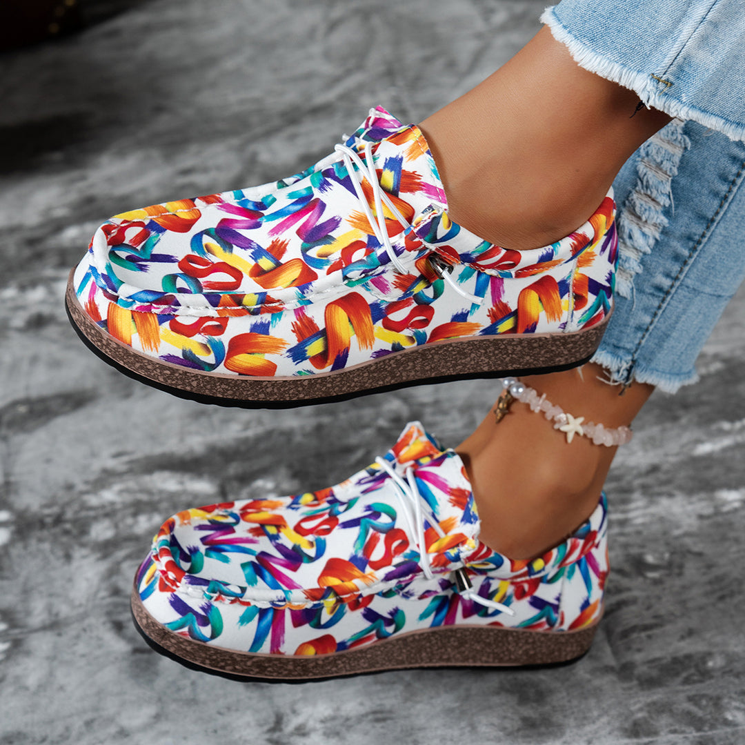 Damen Leichte Mokassin‑Sneaker mit ergonomischer Kork‑Optik‑Sohle Shop Nory