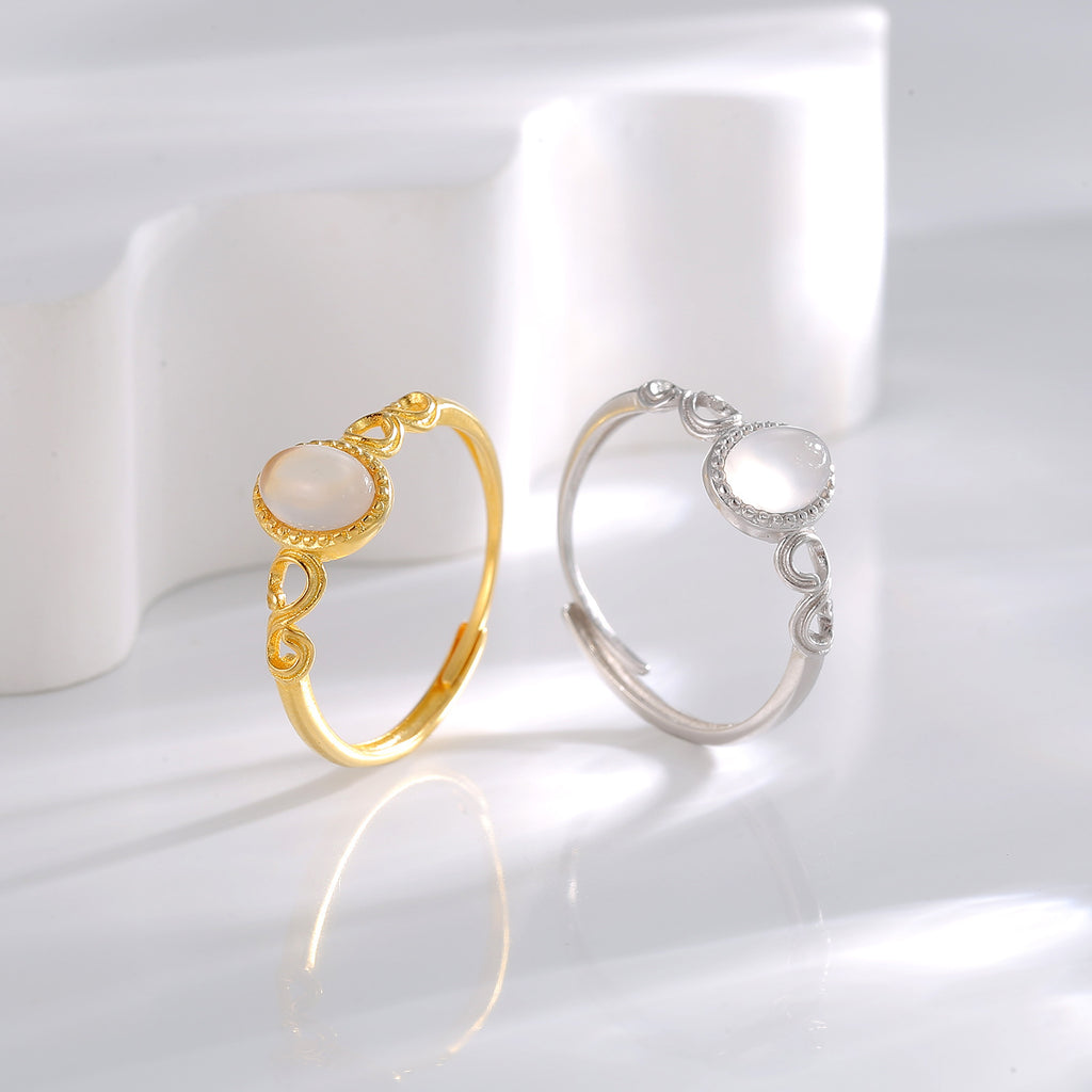 Damen Ring mit feiner Perlenverzierung und eleganten Details Shop Nory