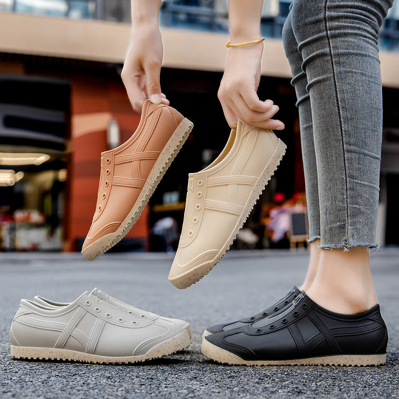 Damen Schlupf-Gummi-Sneaker mit nahtlosem Obermaterial und rutschfester Profilsohle Shop Nory