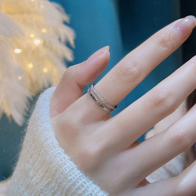 Damen filigraner Ring mit edlen Zirkonia-Elementen Shop Nory