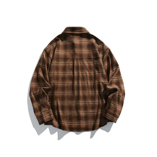 Herren Karierte Overshirt-Hemdjacke im Boxy-Relaxed-Schnitt Shop Nory