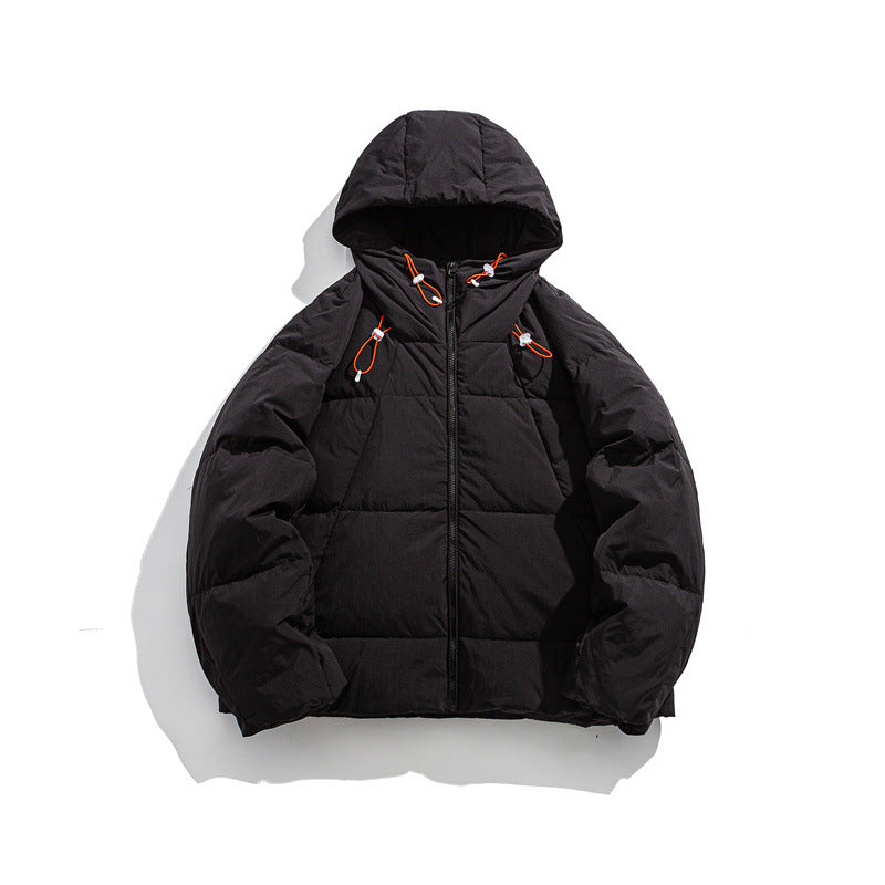 Herren Leicht wattierte Kapuzenjacke mit winddichter Microfaserhülle und verstellbarem Kordelzug Shop Nory