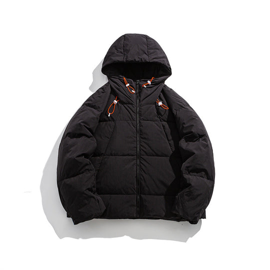 Herren Leicht wattierte Kapuzenjacke mit winddichter Microfaserhülle und verstellbarem Kordelzug Shop Nory