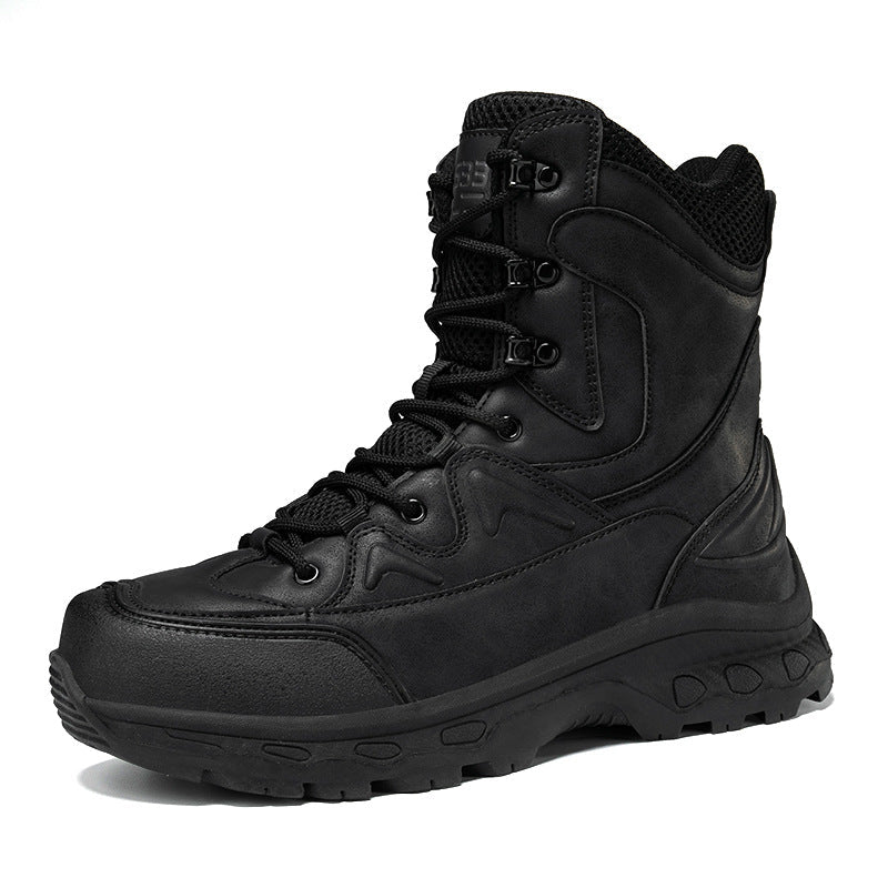 Herren leistungsstarke Tactical Boots mit rutschfester Sohle und atmungsaktiver Konstruktion