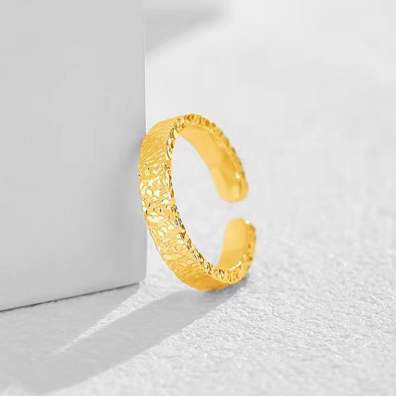 Damen Zarter Ring mit kunstvollem Strukturdesign Shop Nory